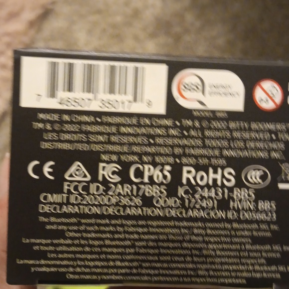 Nightmare before Christmas jack bitty boomers Bluetooth speaker - Picture 7 of 7